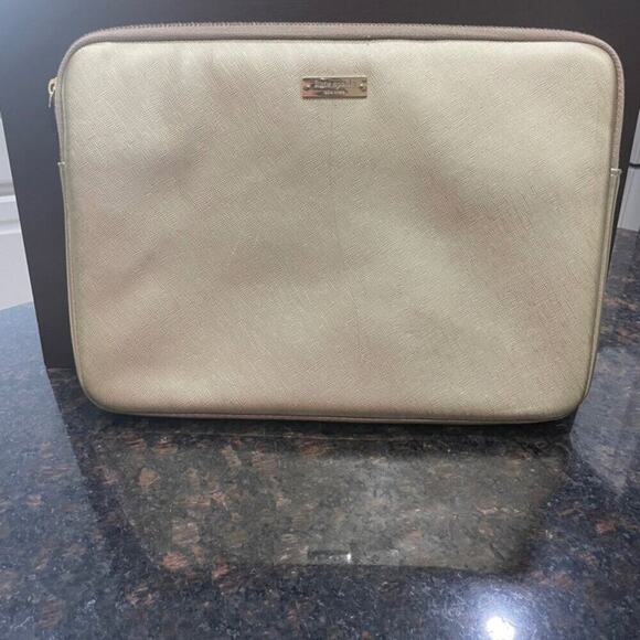KATE SPADE LAPTOP NOTEBOOK CASE METALLIC GOLD 13 ‘ VERSATILE FUNCTIONAL - Picture 11 of 12
